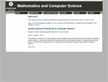 Tablet Screenshot of math-cs.gordon.edu