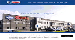 Desktop Screenshot of gordon.com.pl
