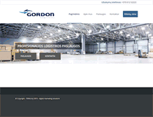 Tablet Screenshot of gordon.lt