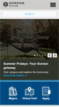 Mobile Screenshot of gordon.edu